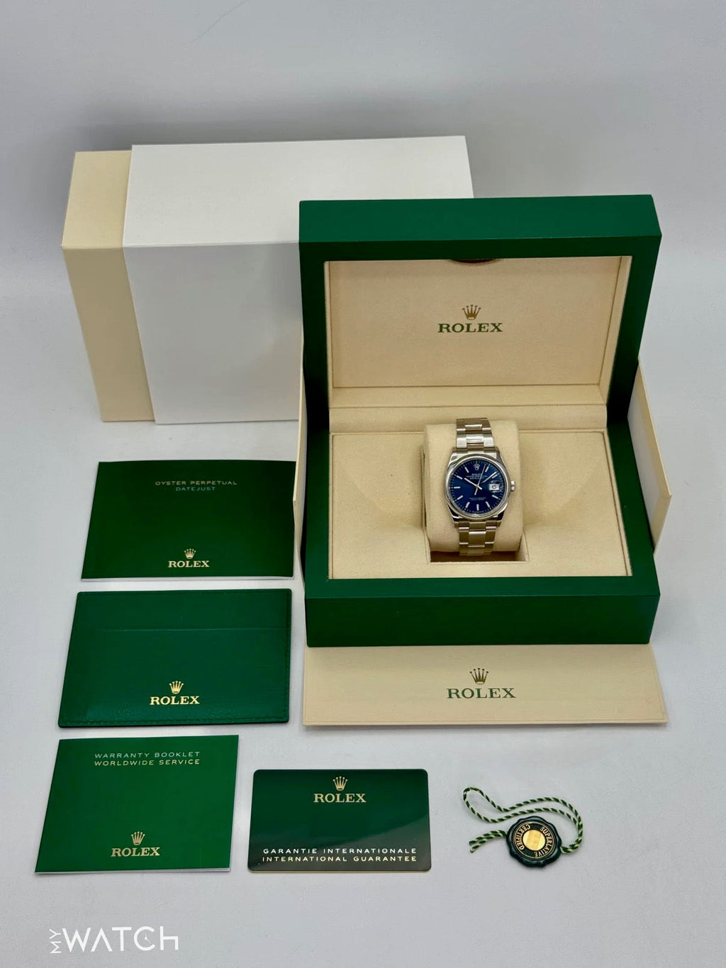 NEW 2025 Rolex Datejust 36mm 126200 Stainless Steel Oyster Blue Dial