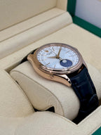 2018 Rolex Cellini Moonphase 39mm 50535 Rose Gold White Dial