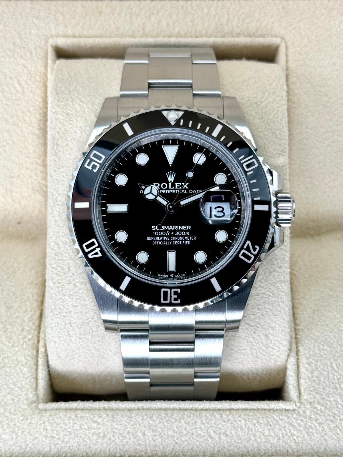 NEW 2022 Rolex Submariner 41mm 126610LN Stainless Steel Black Dial