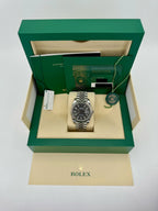 2023 Rolex Datejust 41mm 126334 Stainless Steel Jubilee Rhodium Dial