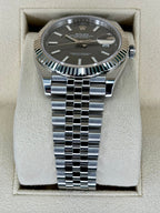2023 Rolex Datejust 41mm 126334 Stainless Steel Jubilee Rhodium Dial