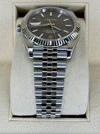 2023 Rolex Datejust 41mm 126334 Stainless Steel Jubilee Rhodium Dial