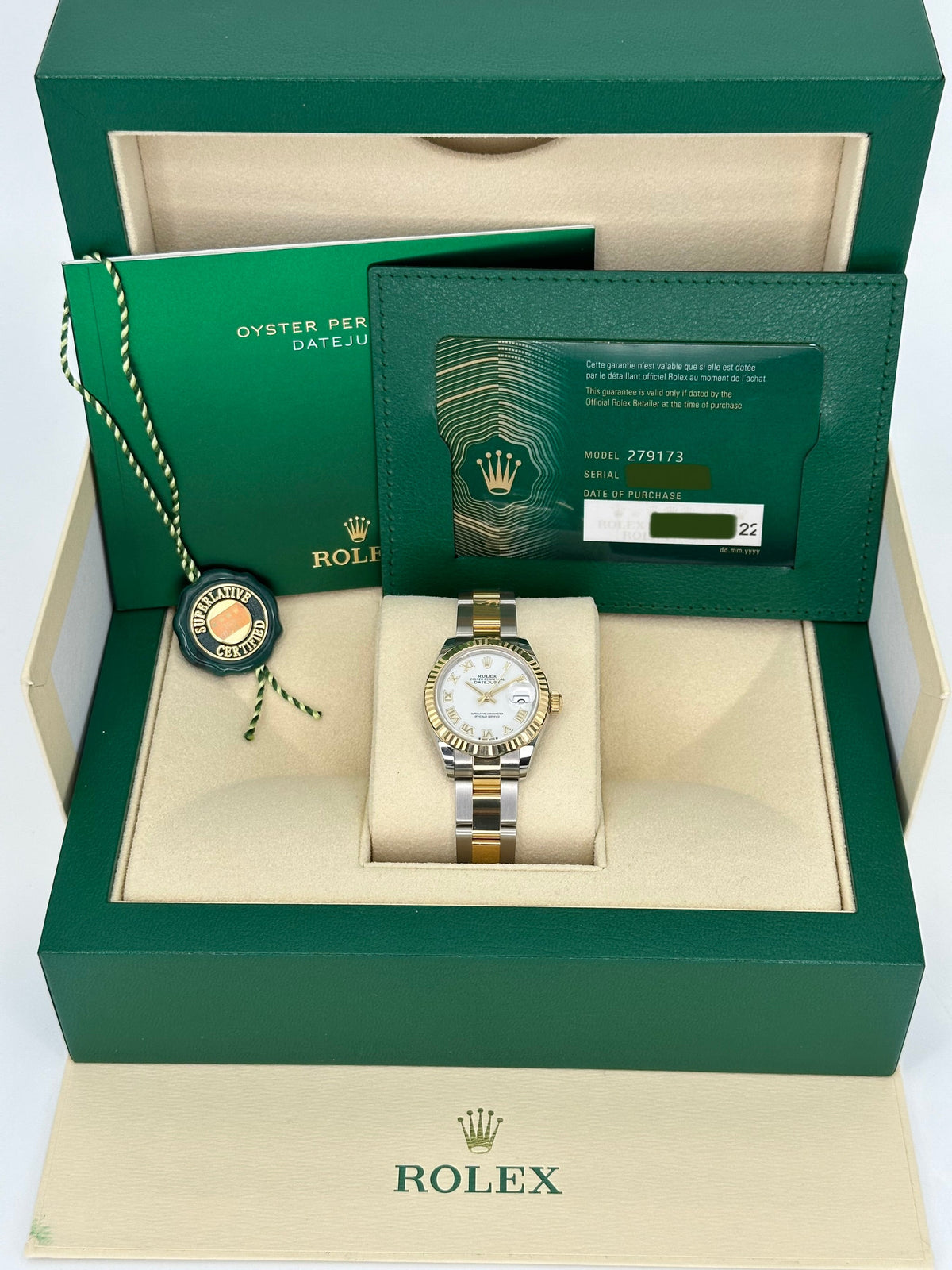 NEW 2022 Rolex Lady Datejust 28mm 279173
