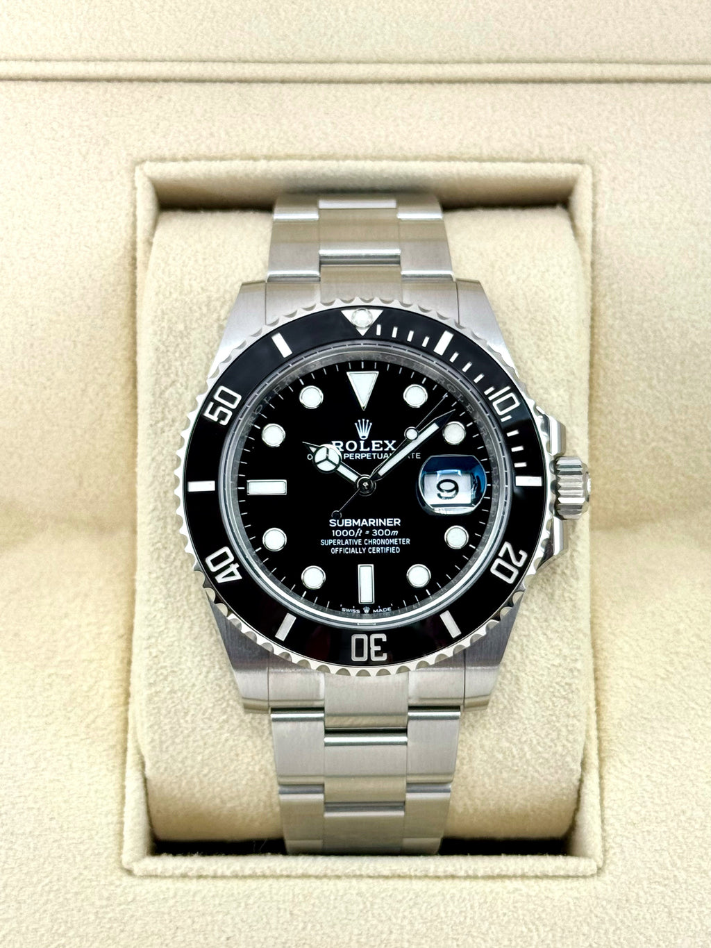 2022 Rolex Submariner 41mm 126610LN Stainless Steel Black Dial