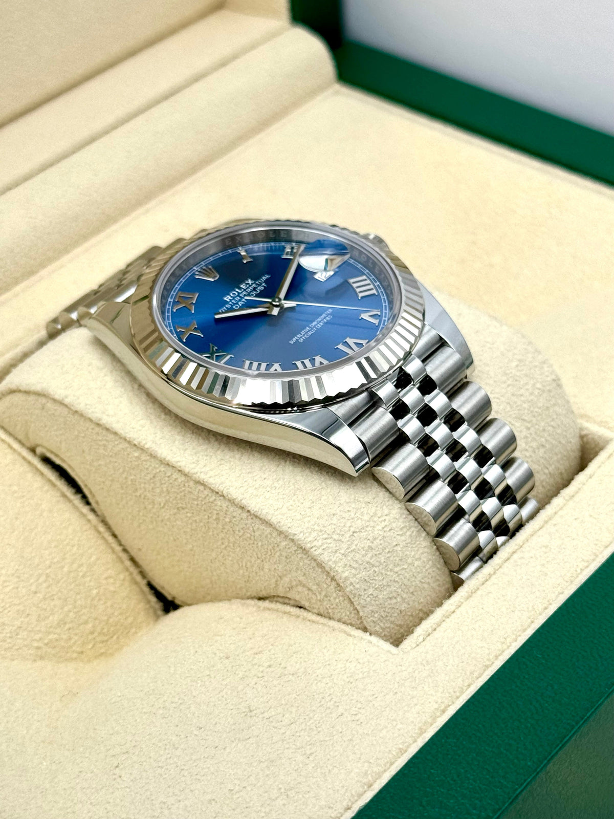 NEW 2025 Rolex Datejust 41mm 126334 Stainless Steel Jubilee Azzurro Blue Dial
