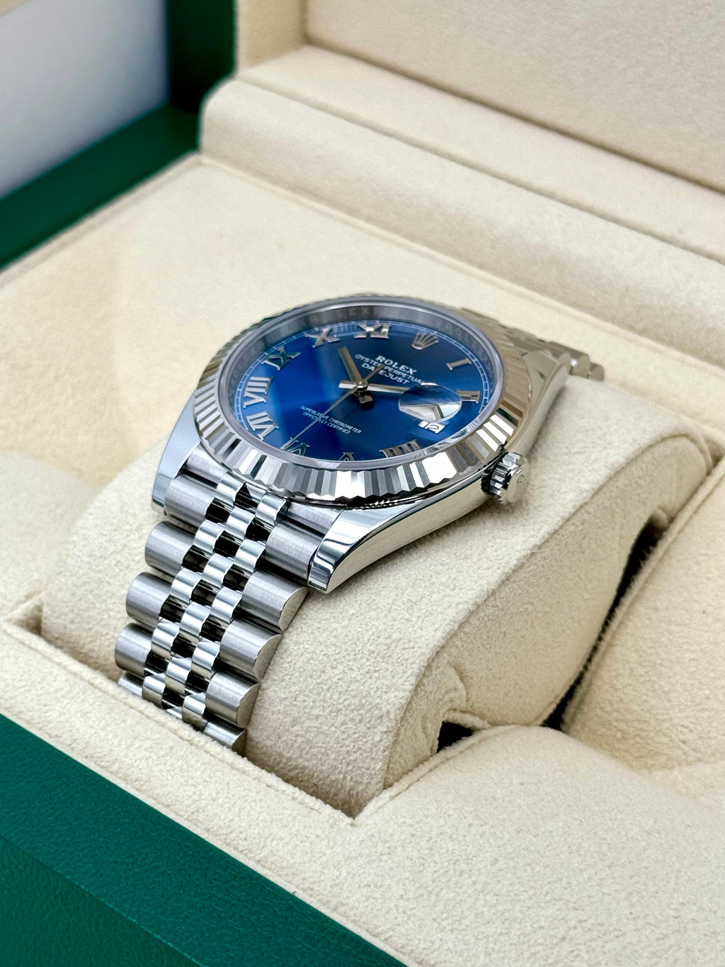 NEW 2025 Rolex Datejust 41mm 126334 Stainless Steel Jubilee Azzurro Blue Dial