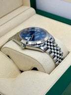 NEW 2025 Rolex Datejust 41mm 126334 Stainless Steel Jubilee Azzurro Blue Dial