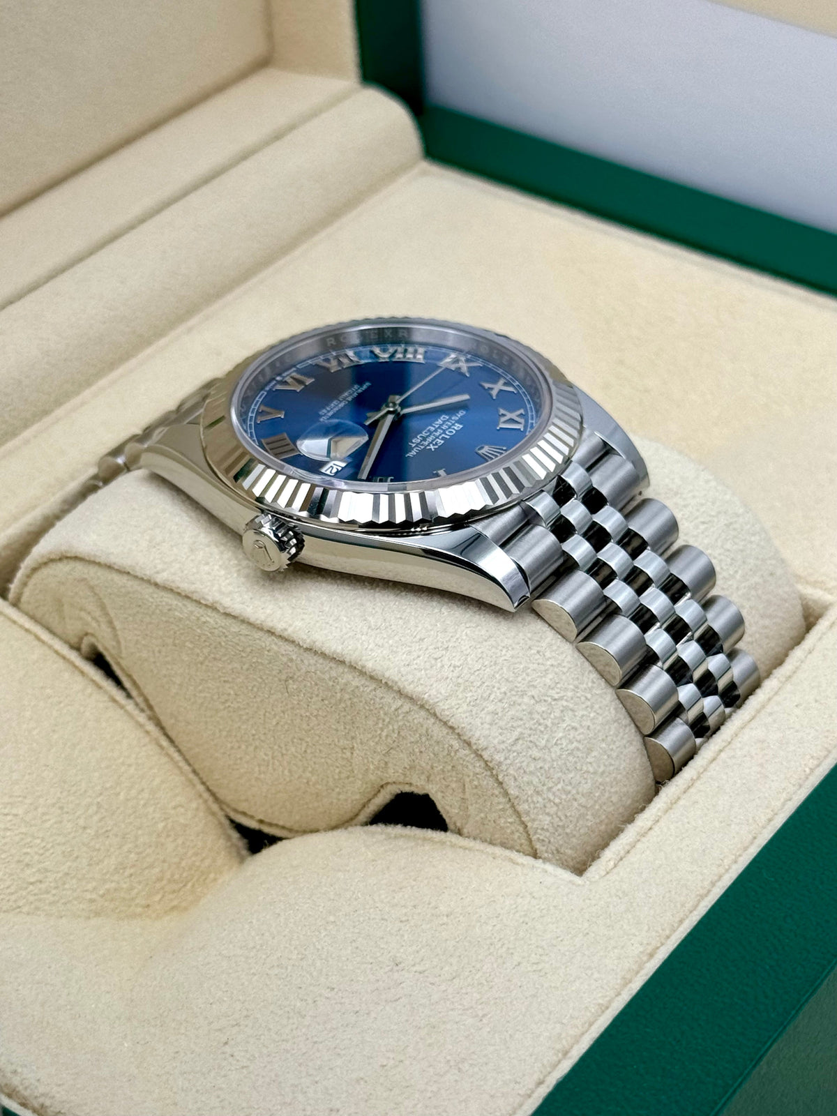NEW 2025 Rolex Datejust 41mm 126334 Stainless Steel Jubilee Azzurro Blue Dial