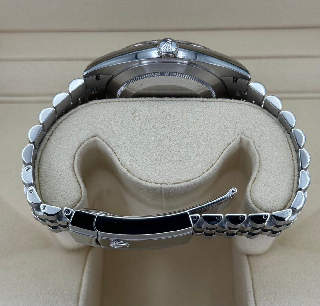 2021 Rolex Datejust 41mm Stainless Steel Jubilee Wimbledon Dial