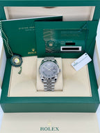 2021 Rolex Datejust 41mm Stainless Steel Jubilee Wimbledon Dial