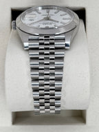 NEW 2026 Rolex Datejust 41mm 126300 Stainless Steel Jubilee White Dial
