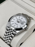 NEW 2026 Rolex Datejust 41mm 126300 Stainless Steel Jubilee White Dial