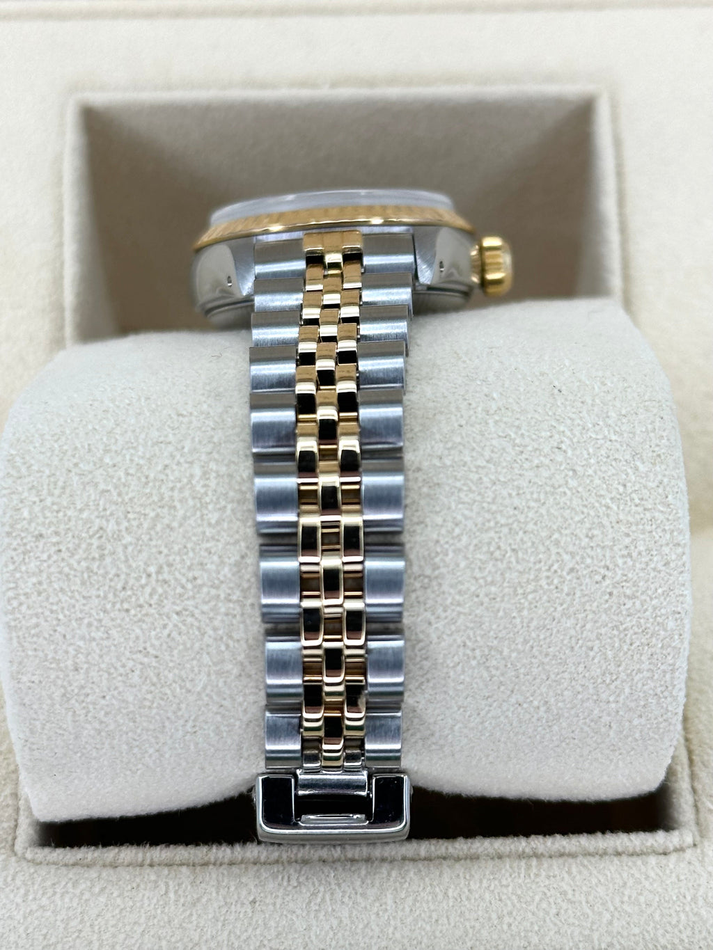 1990 Rolex Lady Datejust 26mm 69173 Two-Tone Jubilee Champagne Dial