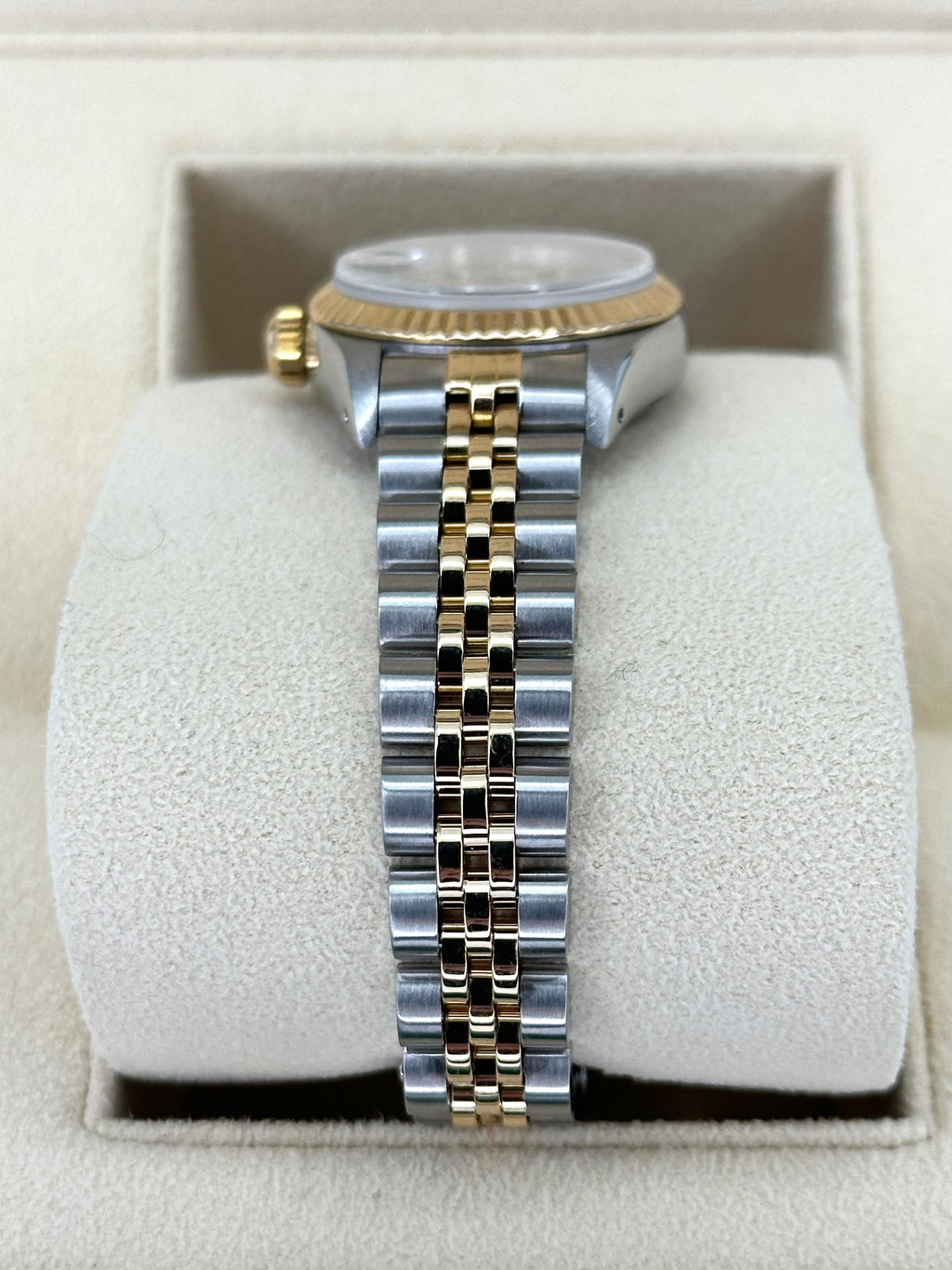 1990 Rolex Lady Datejust 26mm 69173 Two-Tone Jubilee Champagne Dial