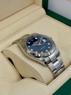 2024 Rolex Datejust 41mm 126334 Stainless Steel Oyster Blue Diamond Dial