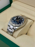 2024 Rolex Datejust 41mm 126334 Stainless Steel Oyster Blue Diamond Dial