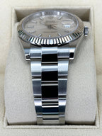 NEW 2024 Rolex Datejust 41mm 126334 Stainless Steel Oyster Silver Dial