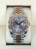 NEW 2025 Rolex Datejust 41mm 126331 Two-Tone Jubilee Sundust Diamond Dial