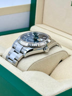2022 Rolex Sky-Dweller 42mm 326934 Stainless Steel Oyster Blue Dial