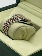 2010 Rolex Datejust 36mm 116231 Two-Tone Rose Gold Pink Diamond Dial