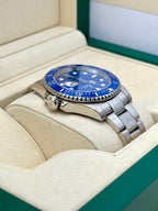 2017 Rolex Submariner "Smurf" 40mm 116619LB White Gold Blue Dial