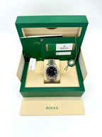 2020 Rolex Datejust 41mm 126334 Stainless Steel Jubilee Black Diamond Dial