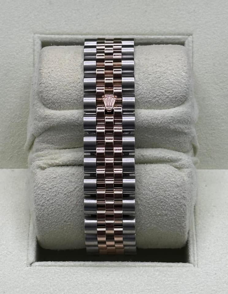 2010 Rolex Datejust 36mm 116231 Two-Tone Rose Gold Pink Diamond Dial