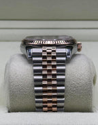 2010 Rolex Datejust 36mm 116231 Two-Tone Rose Gold Pink Diamond Dial