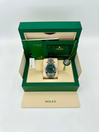 NEW 2024 Rolex Datejust 41mm 126300 Jubilee Green Motif Dial