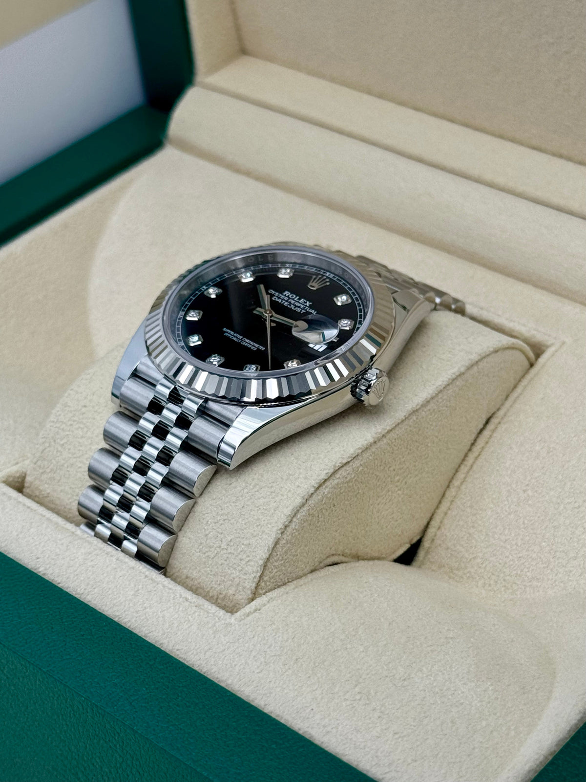 NEW 2025 Rolex Datejust 41mm 126334 Jubilee Black Diamond Dial