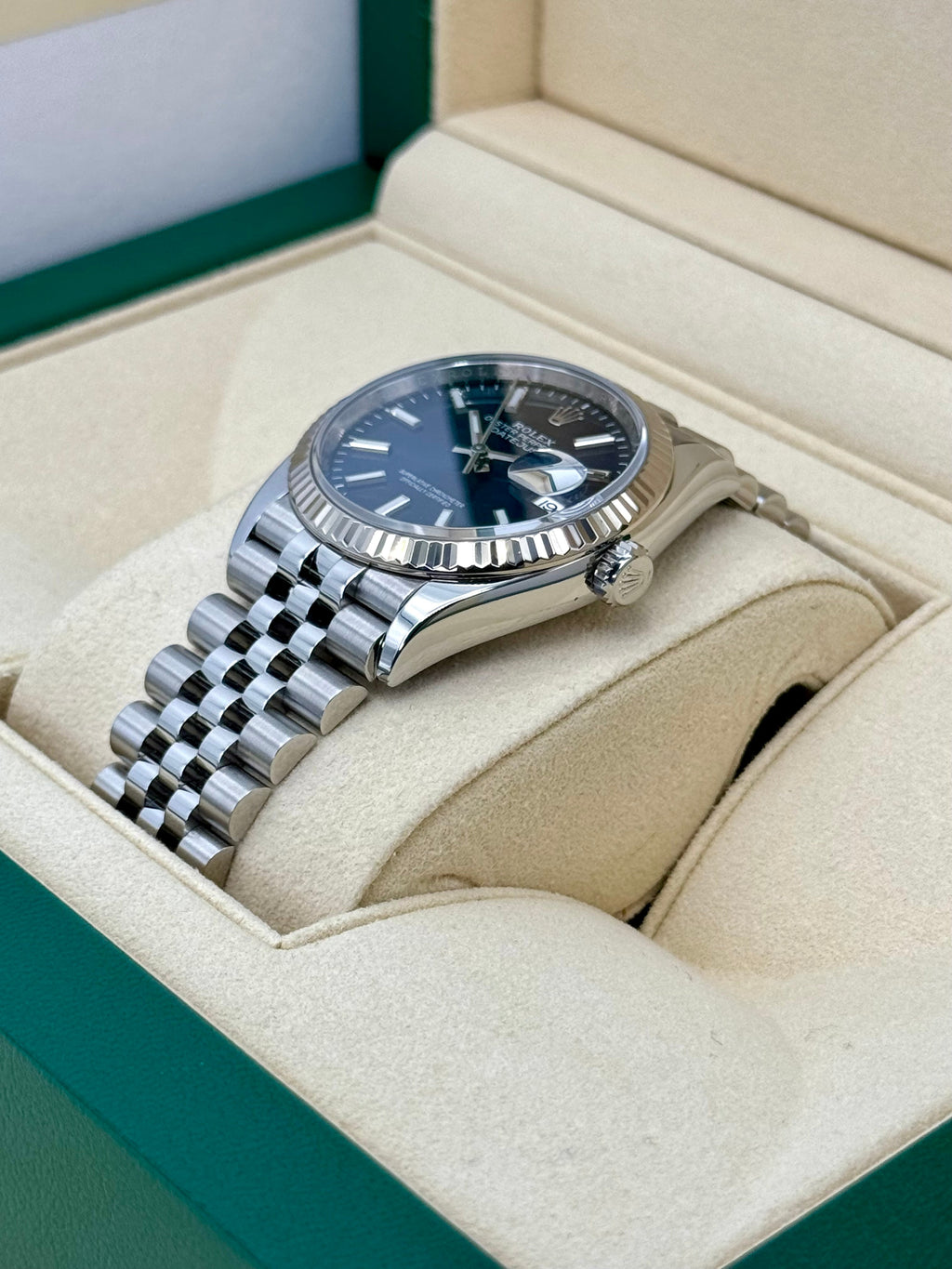 2020 Rolex Datejust 36mm 126234 Stainless Steel Jubilee Blue Dial