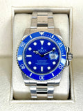 Rolex Submariner "Smurf" 40mm 116619LB White Gold Blue Dial