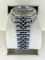 2021 Rolex Datejust 41mm 126334 Stainless Steel Jubilee Rhodium Dial