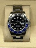 New 2023 Rolex GMT-Master II "Batman" 40mm 126710BLNR Oyster