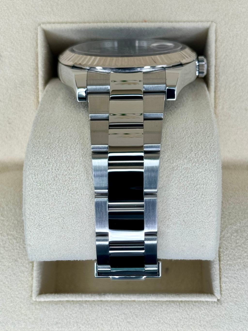 2017 Rolex Datejust II 41mm 116334 Stainless Steel Oyster Black Dial