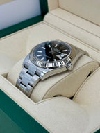 2017 Rolex Datejust II 41mm 116334 Stainless Steel Oyster Black Dial