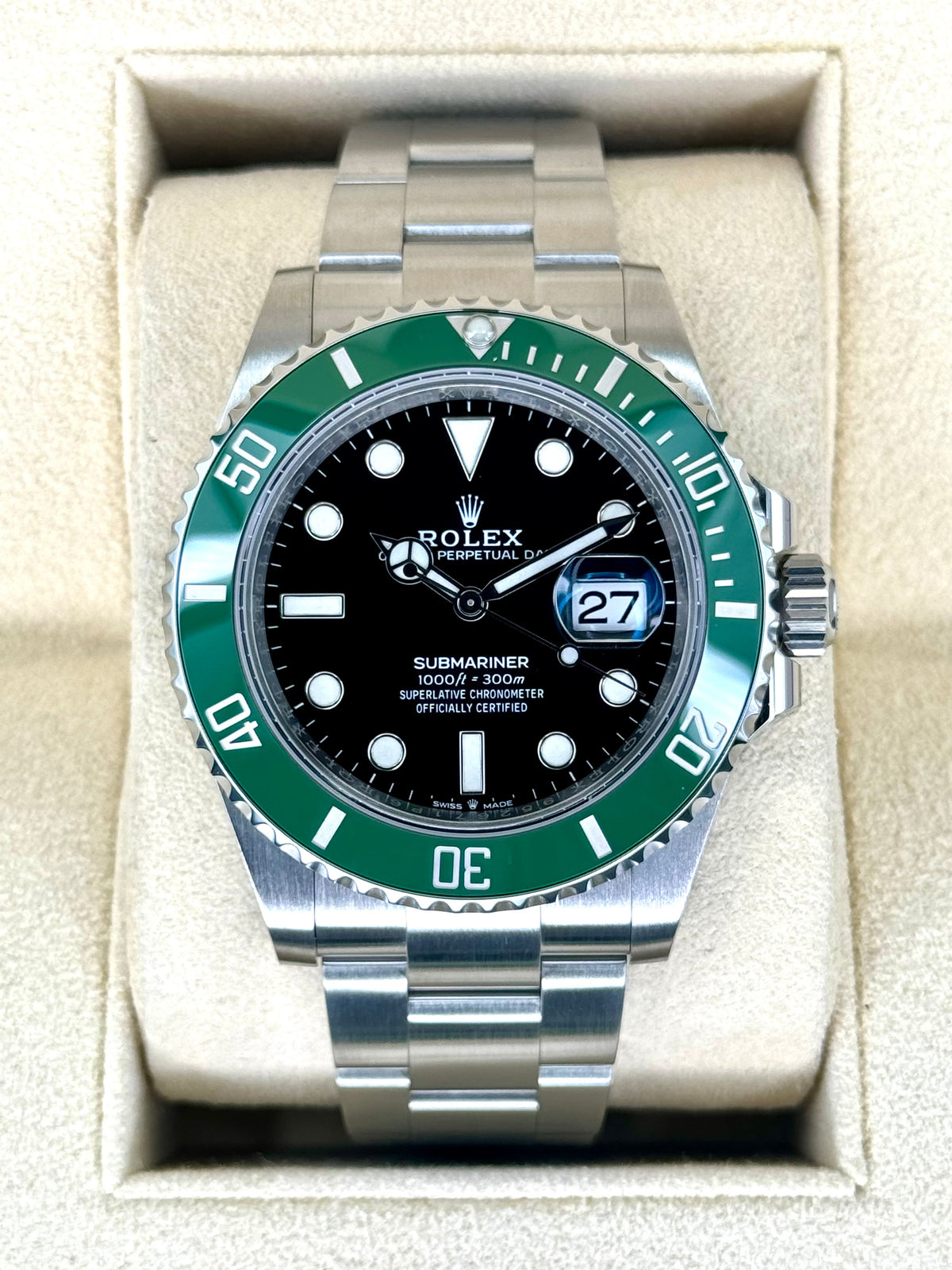 2023 Rolex Submariner "Starbucks" 41mm 126610LV Black Dial