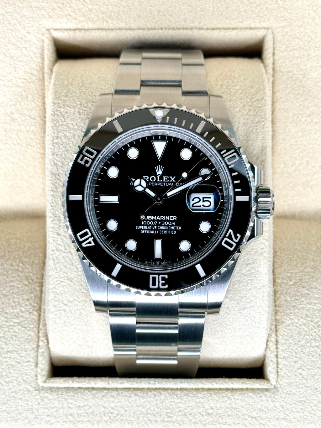 NEW 2024 Rolex Submariner 41mm 126610LN Stainless Steel Black Dial