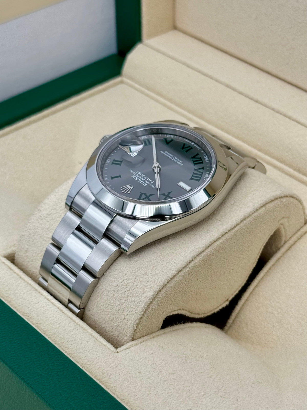 2023 Rolex Datejust 41mm 126300 Oyster Wimbledon Dial