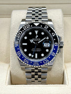 NEW 2022 Rolex GMT-Master II "Batgirl" 40mm 126710BLNR Jubilee Black Dial