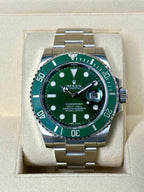 2015 Rolex Submariner "Hulk" 40mm 116610LV Green Dial