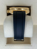 2024 Rolex Sky-Dweller 42mm 336238 Yellow Gold Oysterflex Champagne Dial