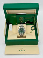 2022 Rolex Datejust 41mm 126300 Jubilee Green Dial