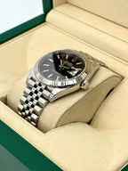 2019 Rolex Datejust 41mm 126334 Stainless Steel Jubilee Black Dial