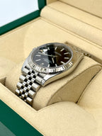 2019 Rolex Datejust 41mm 126334 Stainless Steel Jubilee Black Dial