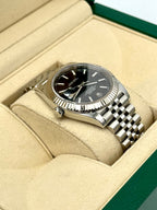2019 Rolex Datejust 41mm 126334 Stainless Steel Jubilee Black Dial