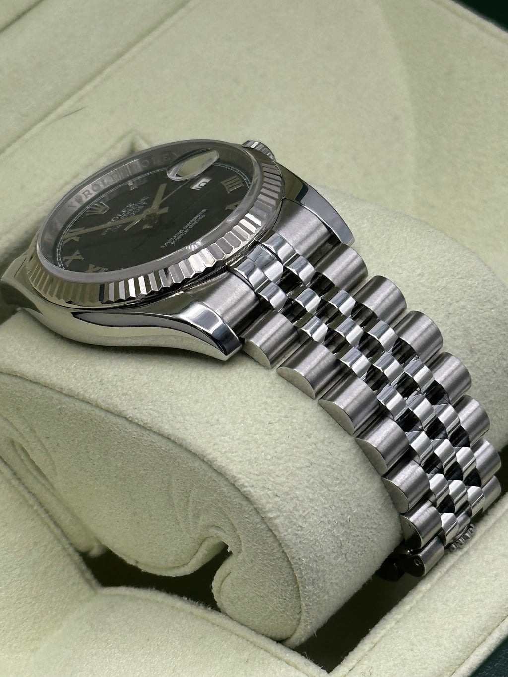 2012 Datejust 36mm 116234 Jubilee Blue Roman Numeral Dial