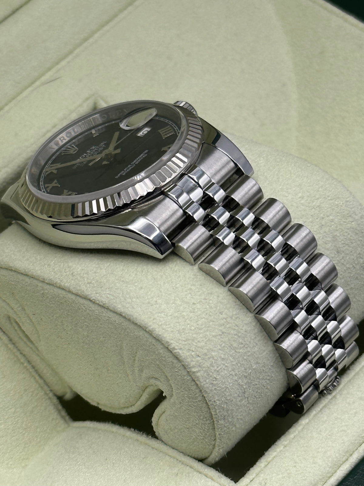 2012 Datejust 36mm 116234 Jubilee Blue Roman Numeral Dial