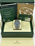 2012 Datejust 36mm 116234 Jubilee Blue Roman Numeral Dial