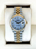 2021 Rolex Datejust 31mm 278343RBR Two-Tone Jubilee MOP Diamond Dial